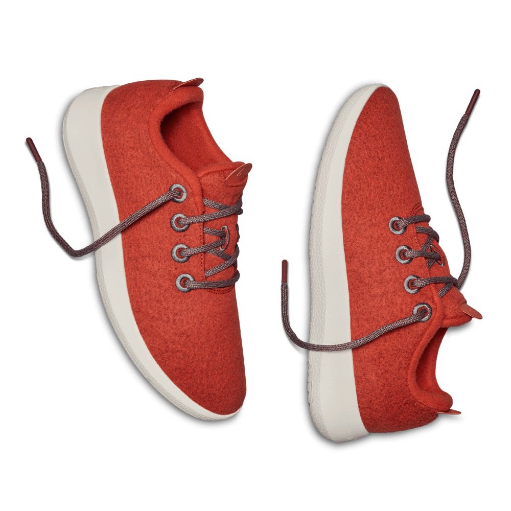 Allbirds Men\'s Sneakers Red - Wool Runner Mizzles - 20946EGVR